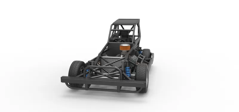 New Zealand Superstock car Base Version 4 Scale 1:25 - Model preview 5