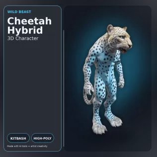 Creature Kitbash Collection – High-Poly Fantasy & Sci-Fi Charact - Model thumbnail 2