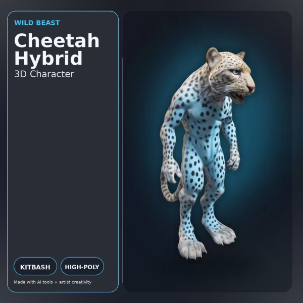 Creature Kitbash Collection – High-Poly Fantasy & Sci-Fi Charact - Model preview 2