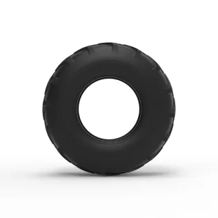 Mud dragster front tire 5 Scale 1:25 - Model thumbnail 5