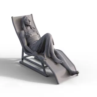 Figure for ship model passenger girl