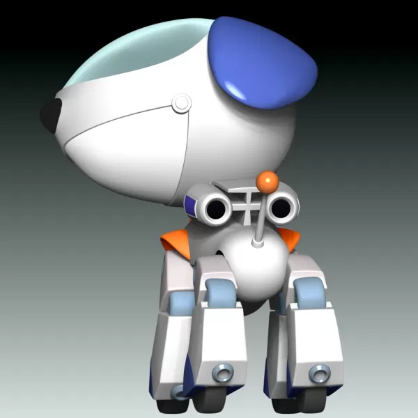 Robo-Dog Paw Patrol - Model preview 9