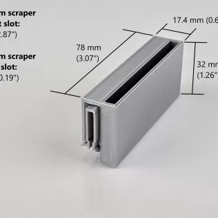 Dish Scraper Holder Compatible with Kitchen Caddy Organizers - Model thumbnail 4