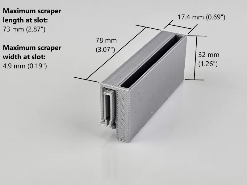 Dish Scraper Holder Compatible with Kitchen Caddy Organizers - Model preview 4