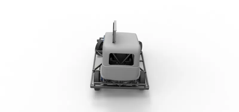 New Zealand Ministock car while turning Scale 1:25 - Model preview 17