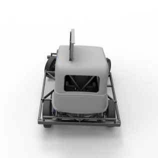 New Zealand Ministock car while turning Scale 1:25 - Model thumbnail 17