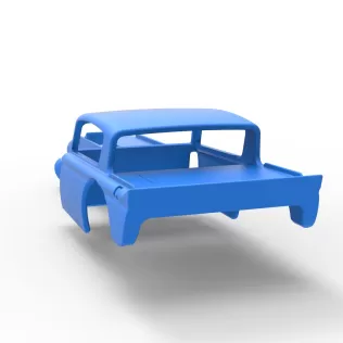 Shell of Vintage Asphalt Modified stock car V7 Scale 1:25 - Model thumbnail 11