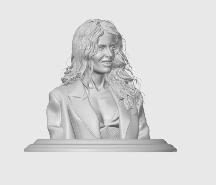Elodie Fontan 3D Bust Print - Model preview 10