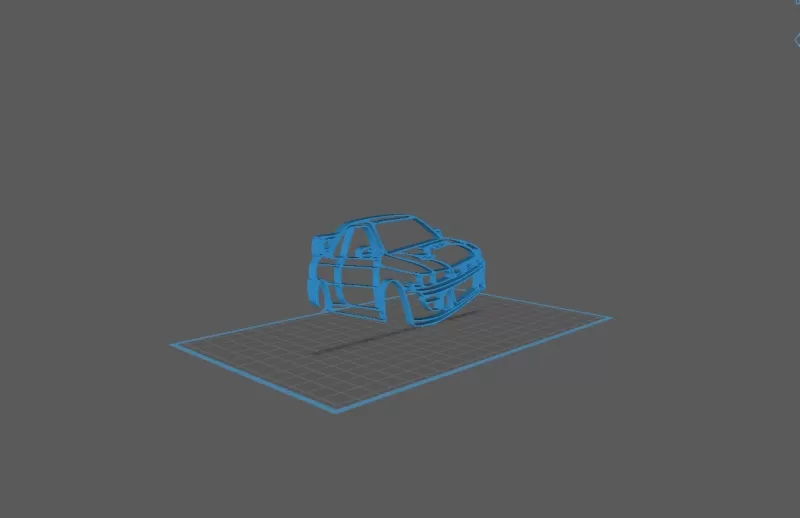 Subaru - Impreza 22 Wall Art - Model preview 2