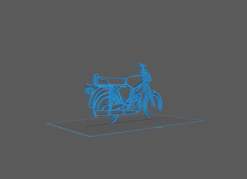 Simson - S51 Wall Art - Model preview 2