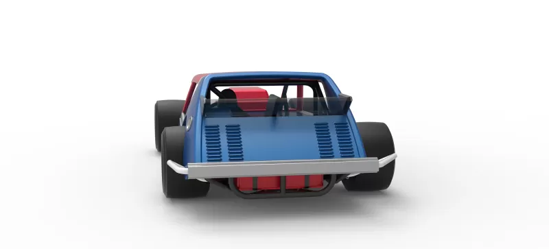 Vintage Asphalt Modified stock car V10 Scale 1:25 - Model preview 14