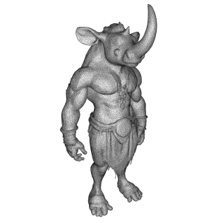 Animal Warrior Pack – Sci-Fi Fantasy High-Poly Kitbash 3D Model - Model thumbnail 7