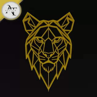 Puma - Geometric - 2D Wall Art Decor