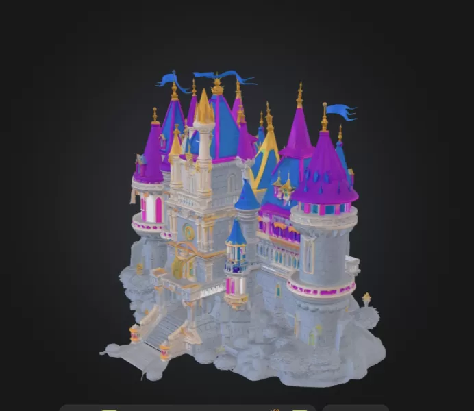 Fantasy Castle - Model preview 2