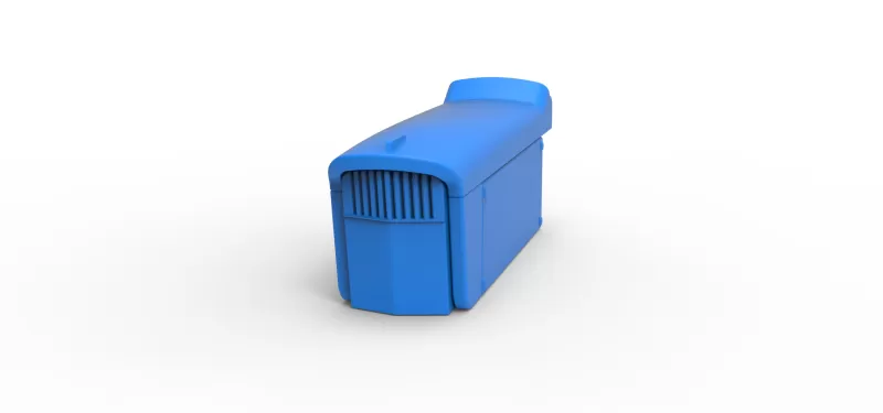 Hood of Pulling tractor Version 2 Scale 1:25 - Model preview 4