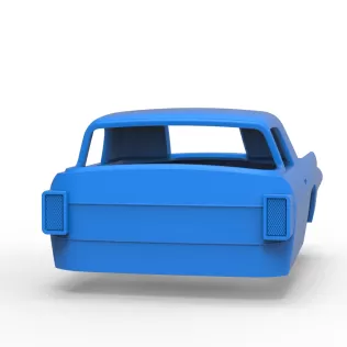 Shell of Vintage front engine dragster Version 6 Scale 1:25 - Model thumbnail 4