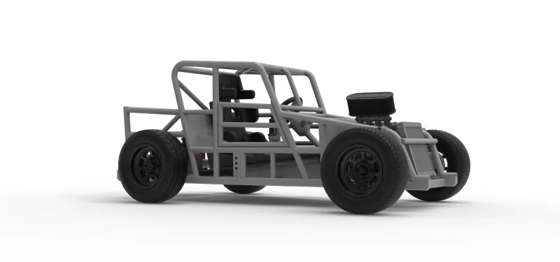 Dwarf car Base Version 2 Scale 1:25 - Model preview 25