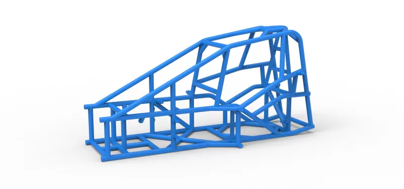 Frame of Three Quarter Midget Scale 1:25 - Model preview 1