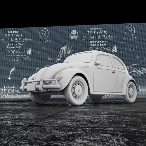 Volkswagen Beetle 1965 #RoZ - Model preview 8