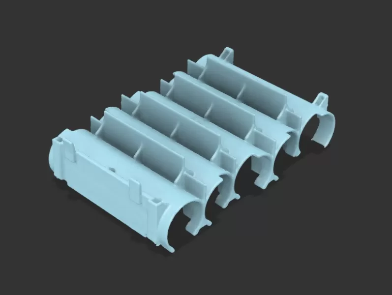 DeWALT 18V 5Ah Battery 3D Scan STL for 3d print - Model preview 8