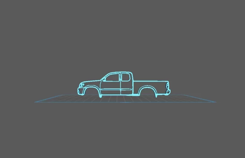 Toyota - Tundra 2000 Wall Art - Model preview 1