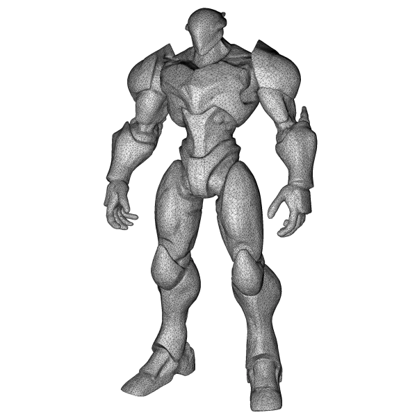 Mecha Heroes Pack – 9 High-Poly Kitbash Characters - Model preview 11