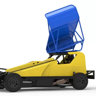 BriSCA Formula 1 Stock Car for Dirt Version 2 Scale 1:25 - Model thumbnail 2