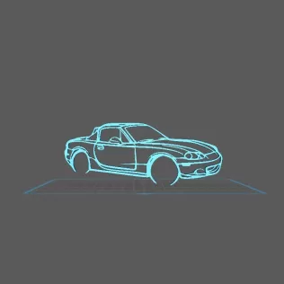 Mazda - MX5 MK2 Wall Art