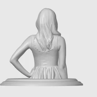 Erin Moriarty 3D Bust - Model thumbnail 7