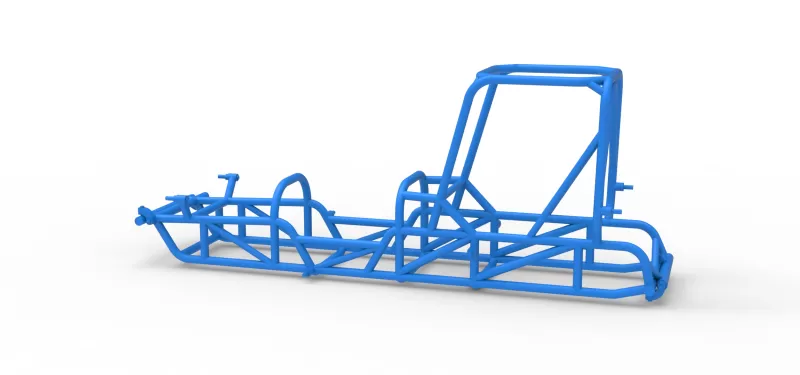 Frame of Dirt Silver Crown Champ car Version 2 Scale 1:25 - Model preview 9