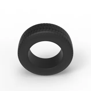 Race tire 9 Scale 1:25 - Model thumbnail 6