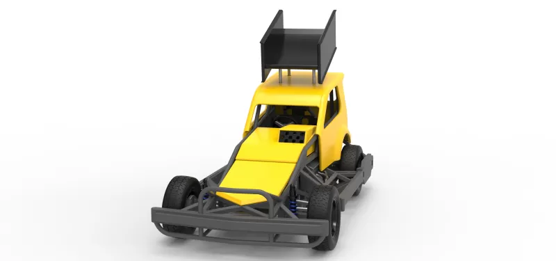 New Zealand Superstock car Version 5 Scale 1:25 - Model preview 5