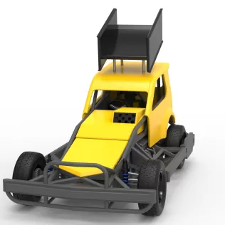 New Zealand Superstock car Version 5 Scale 1:25 - Model thumbnail 5