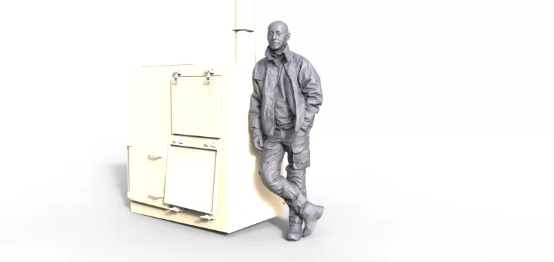 Figure for ship model tug - Model preview 1