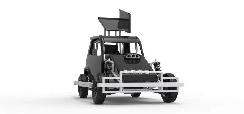New Zealand Ministock car Version 3 Scale 1:25 - Model preview 27