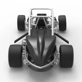 Experimental Pavement Silver Crown Car Base Version 3 Scale 1:25 - Model thumbnail 17