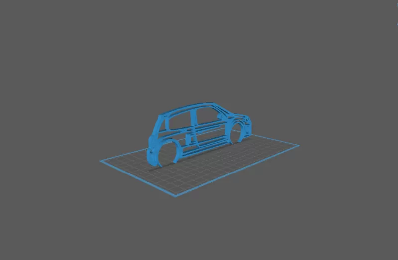 Renault - Clio 3 V6 Wall Art - Model preview 1