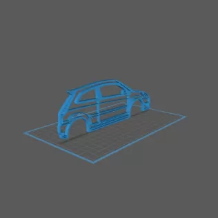 Ford - Fiesta ST 150 2005 Wall Art