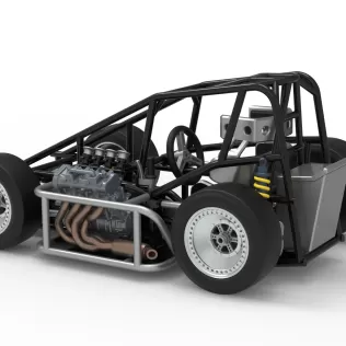 Three Quarter Midget Base Scale 1:25 - Model thumbnail 12