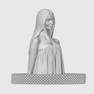 Anya Taylor-Joy 3D Bust Print - Model thumbnail 4