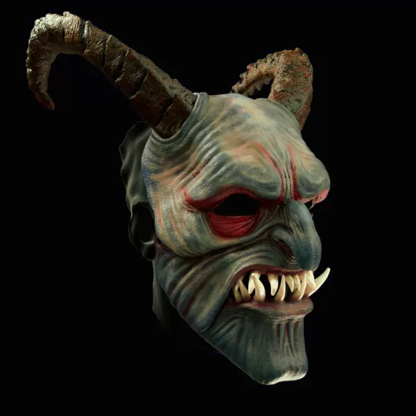 krampus mask - Model preview 1