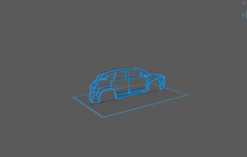BMW - iX 2022 Wall Art - Model preview 2