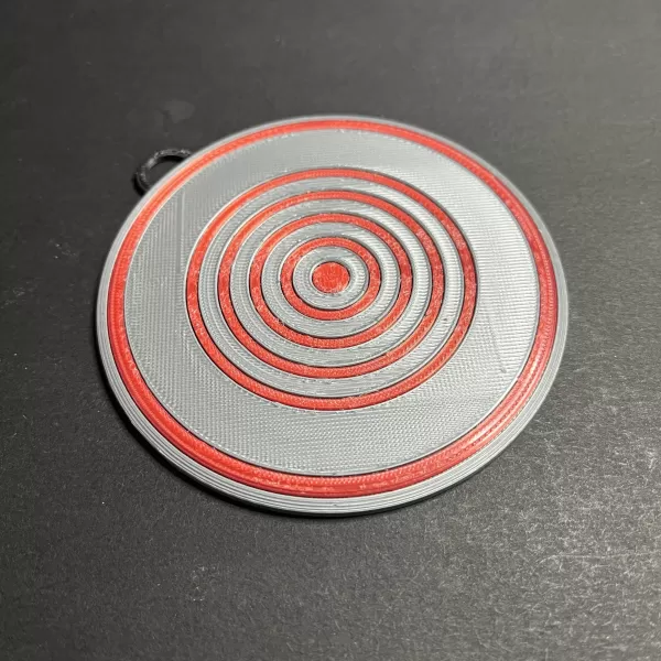 1982 Tron Disc Christmas Tree Ornament - Model preview 10