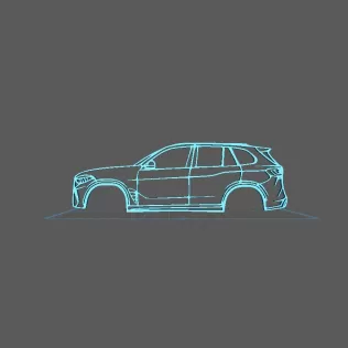 BMW - X5 M F95 2020 Wall Art