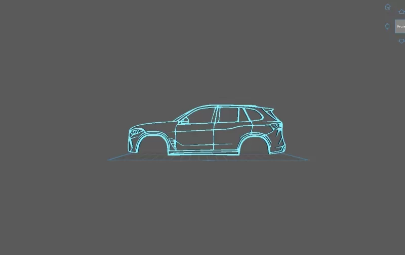 BMW - X5 M F95 2020 Wall Art - Model preview 1