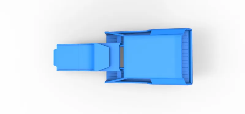 Shell of Vintage Dirt Modified stock car Version 3 Scale 1:25 - Model preview 8