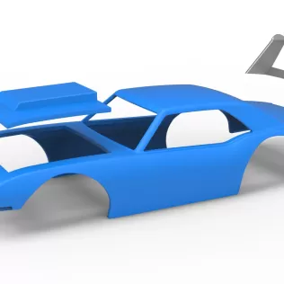 Shell of Vintage Semi-Late Model Stock Car Scale 1:25 - Model thumbnail 14