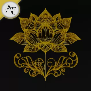 Lotus - Geometric - 2D Wall Art Decor