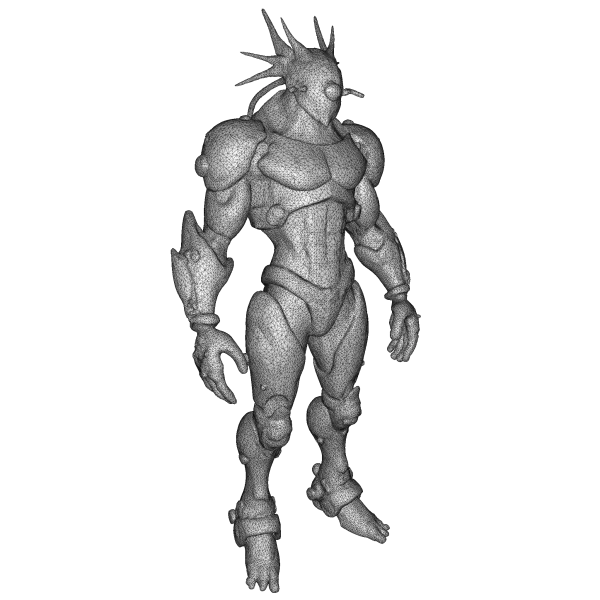 Mythic Horned Guardians – Fantasy Character Collection Kitbash - Model preview 13