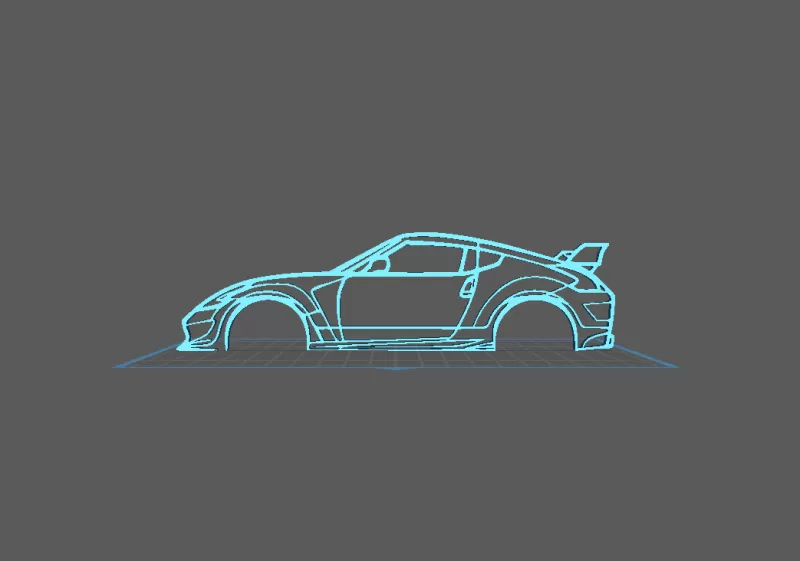 Nissan - 370 Z Wall Art - Model preview 1